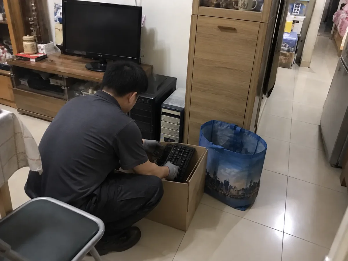 沙田整理搬運中