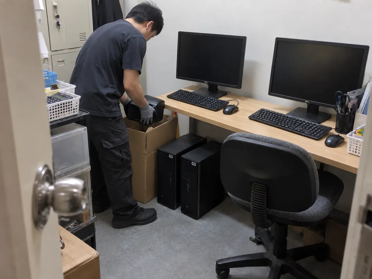 沙田整理搬運中