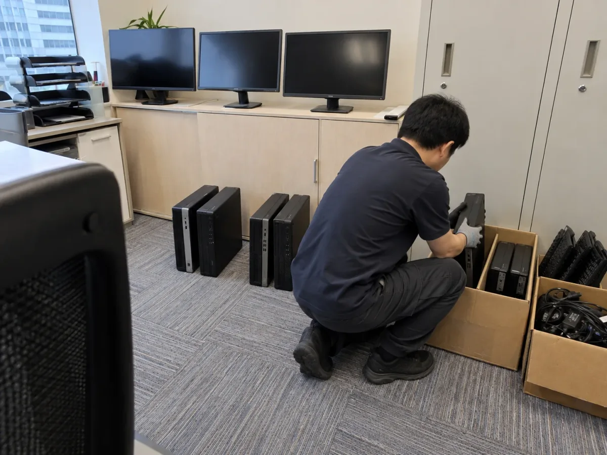 太古坊整理搬運中